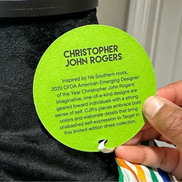 Christopher John Rogers Striped Shirt Dress - Picture 10 of 12